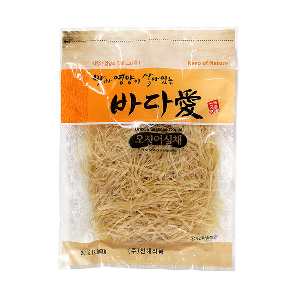 Dried & Seasoned Sliced Squid