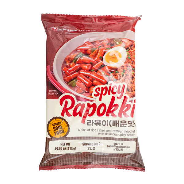 Rice Cake and Ramen w/Spicy Sauce