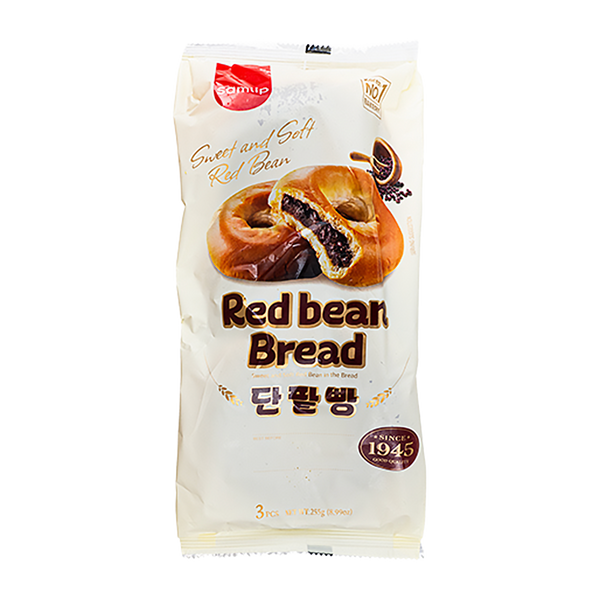 Frz Bread w/Red Bean-3pcs