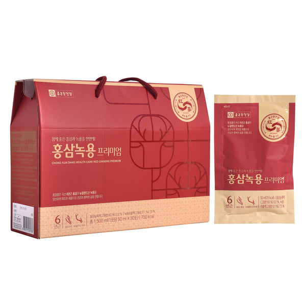 Red Ginseng & Antler Drink — Premium red ginseng and deer antler health drink shots – Main