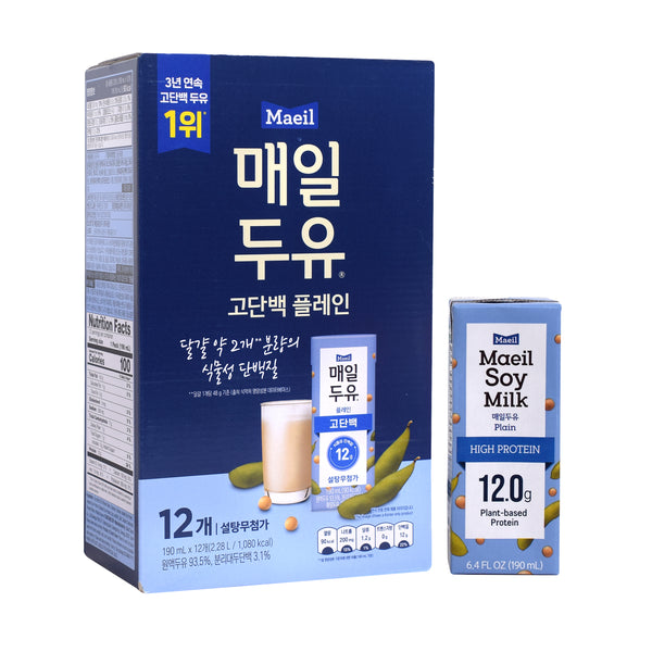 Maeil Soy Milk — High Protein Plain – Main
