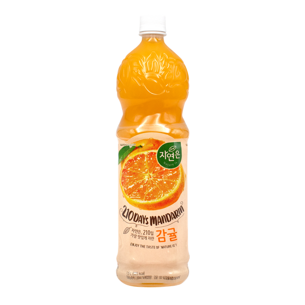 Nature Tangerine Drink — Natural tangerine fruit drink – Front