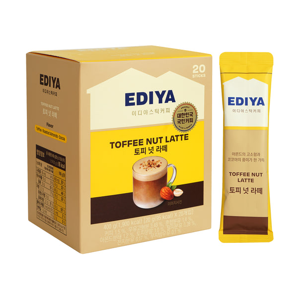 Beanist Toffee Nut Latte — Instant Toffee Nut Latte Coffee Sticks – Main