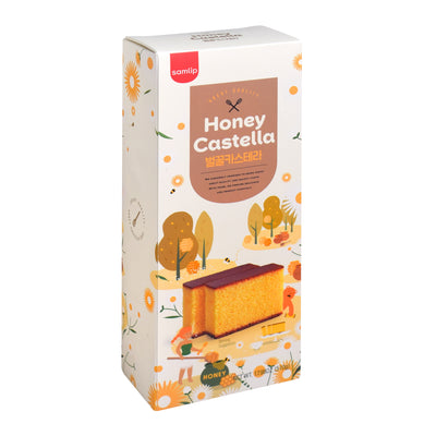 Honey Castella — Honey Castella Cake — front of the box