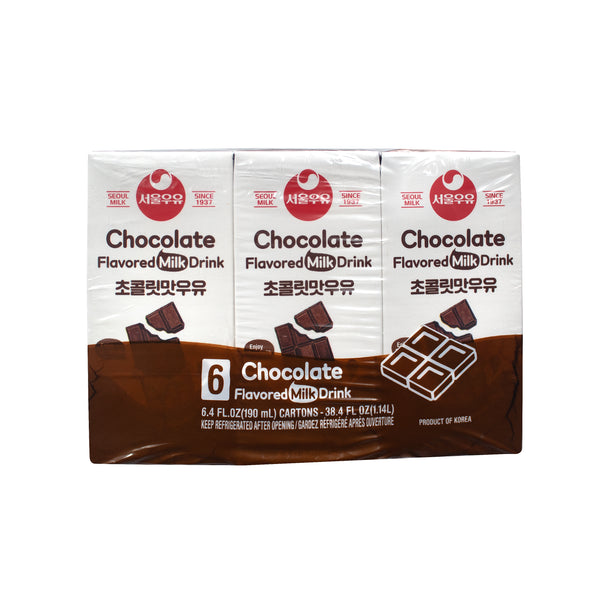 Seoul Chocolate Milk — Seoul Dairy chocolate flavored milk drink – Front