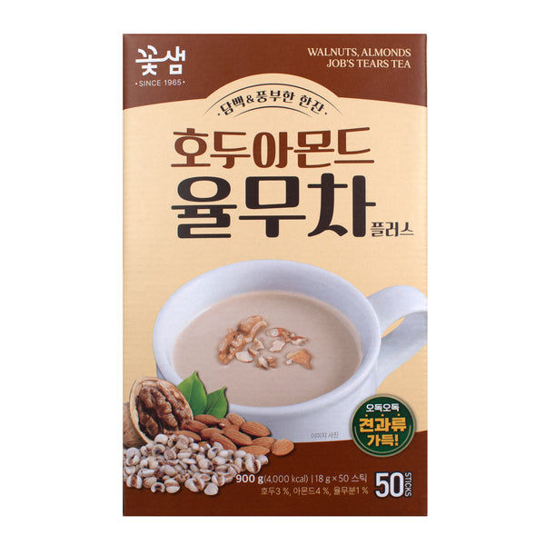 Walnut Almond Adlay Tea — Walnut, Almond, and Adlay Grain Tea – Front
