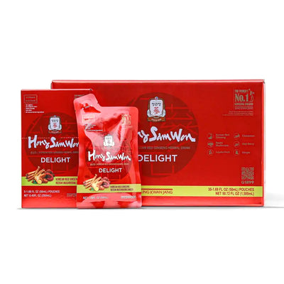 HongSamWon Delight — Korean Red Ginseng Tonic Drink – Front