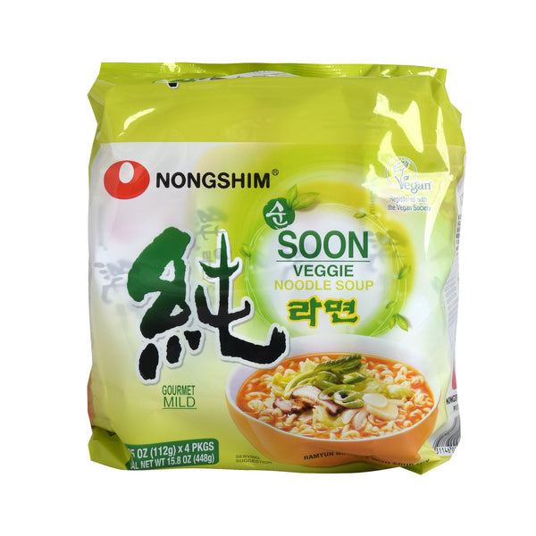 Soon Veggie Noodle — Vegetable Instant Noodle Multipack — front of the family pack