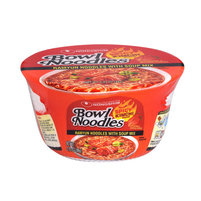 Bowl Noodle — Kimchi — front of the bowl