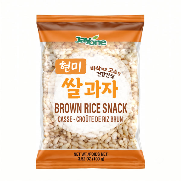 Brown Rice Snack Roll — Crunchy Brown Rice Rolled Snack