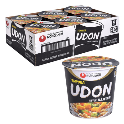 Tempura Udon Cup Noodle — Tempura Udon Instant Noodle Cup – Front