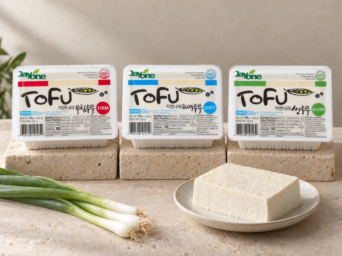 Jayone Tofu — Firm, Soft, and Silken
