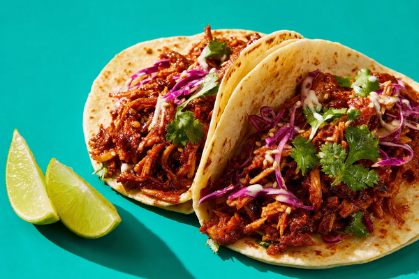 Spicy Korean Pork Taco with Soy Lime Vinaigrette