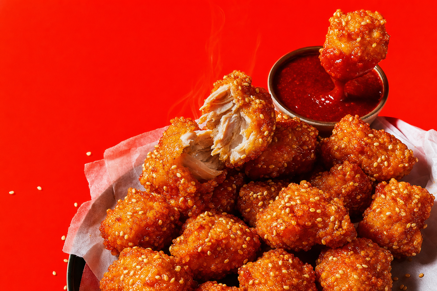 Sesame Chicken Nuggets