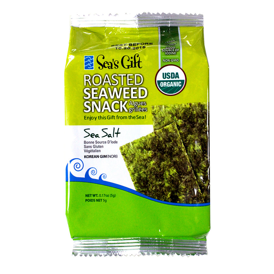 Organic Roasted Seaweed — Sea Salt