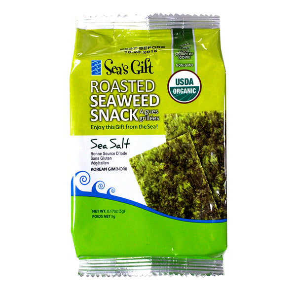 Organic Roasted Seaweed — Sea Salt