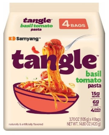 Tangle Basil Tomato Pasta 4 bags (4 x 105 g)
