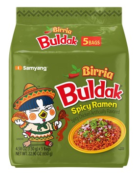 Art.SpicyChickenFlavorRamen-Birria (5X130 G)
