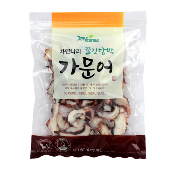 Dried & Seasoned Squid Legs-Sliced