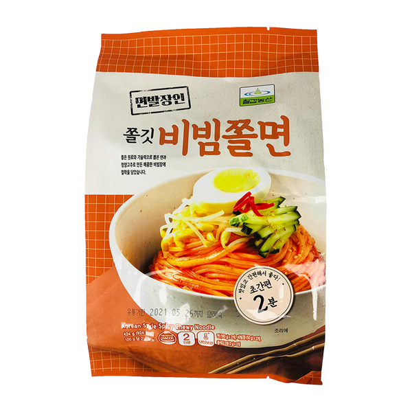 Korean Spicy Chewy Noodle W/Sauce