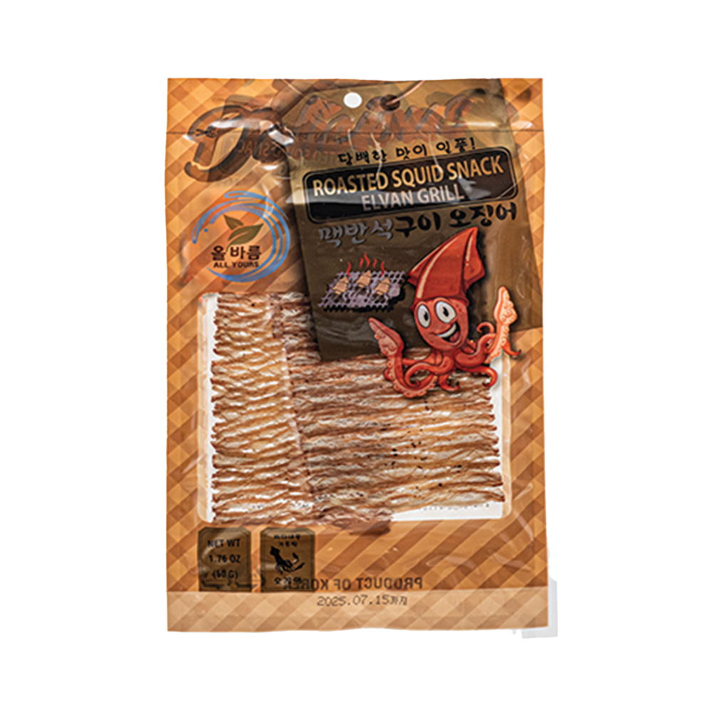 Roasted Squid Snack