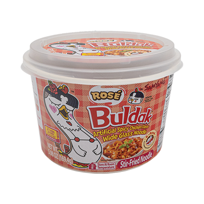 Buldak Wide Glass Noodle/Rose