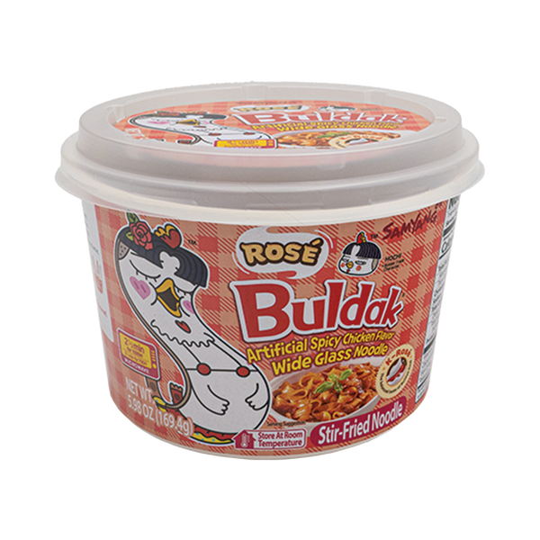 Buldak Wide Glass Noodle/Rose