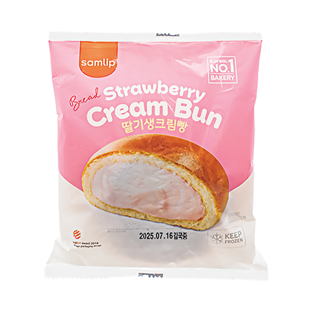 Strawberry Fresh Cream Bread