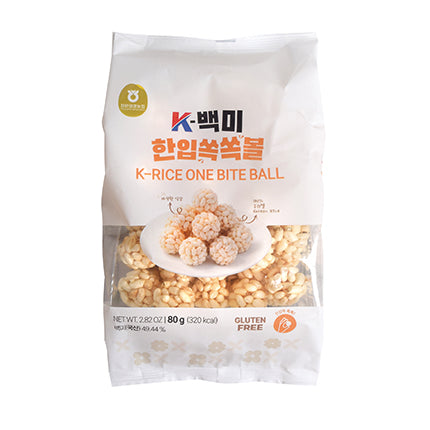 Crunchy White Rice Ball Snack