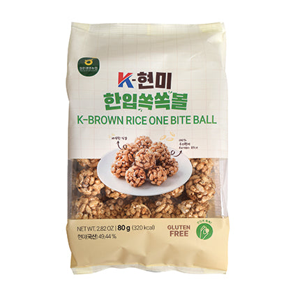 Crunchy Brown Rice Ball Snack
