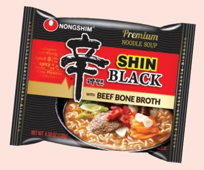 Shin Ramyun Black — Premium Spicy Korean Instant Noodle Soup, Multipack