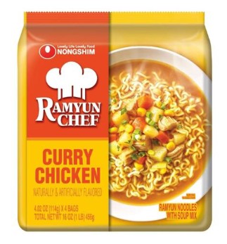 Ramyun Chef-Multi/Curry Chicken (4X114 G)