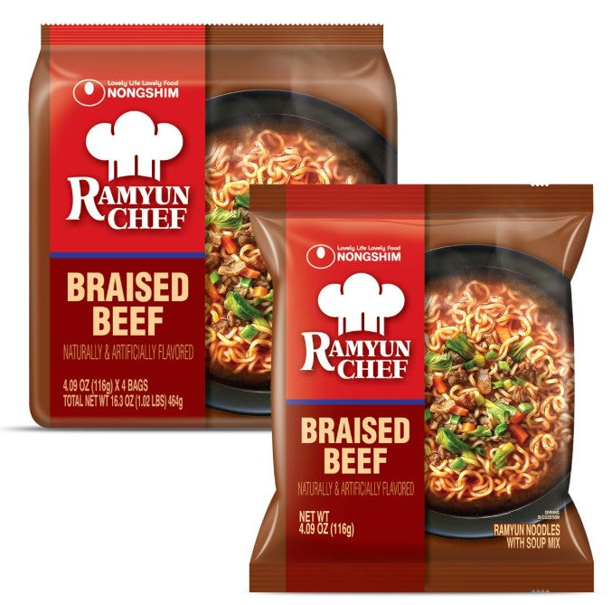 Ramyun Chef-Multi/Braised Beef (4X116 G)