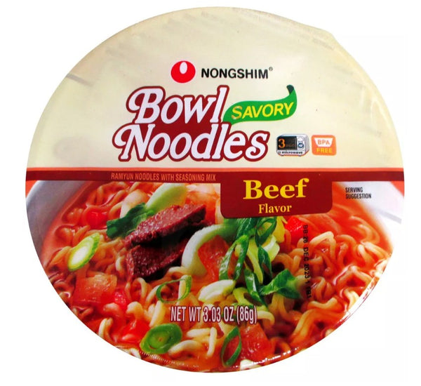 Bowl Noodle — Savory Beef