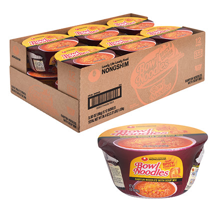 Bowl Noodles Spicy Cheese 12입