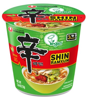 Cup Noodle-Shin Vegan/6P (6X75 G)