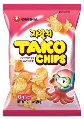 Tako Chips — Seafood-Flavored Crunchy Chips