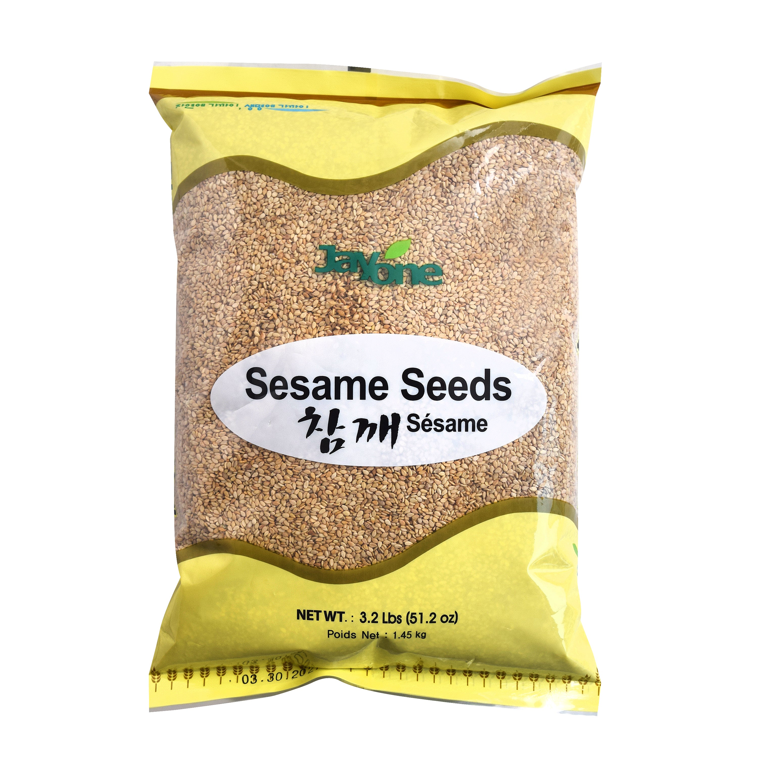 Sesame Seeds — Toasted Korean Sesame Seeds – Front