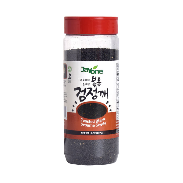 Black Sesame Seeds — Toasted Whole Black Sesame Seeds – Front
