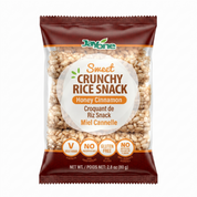 Crunchy Rice Snack — Honey Cinnamon
