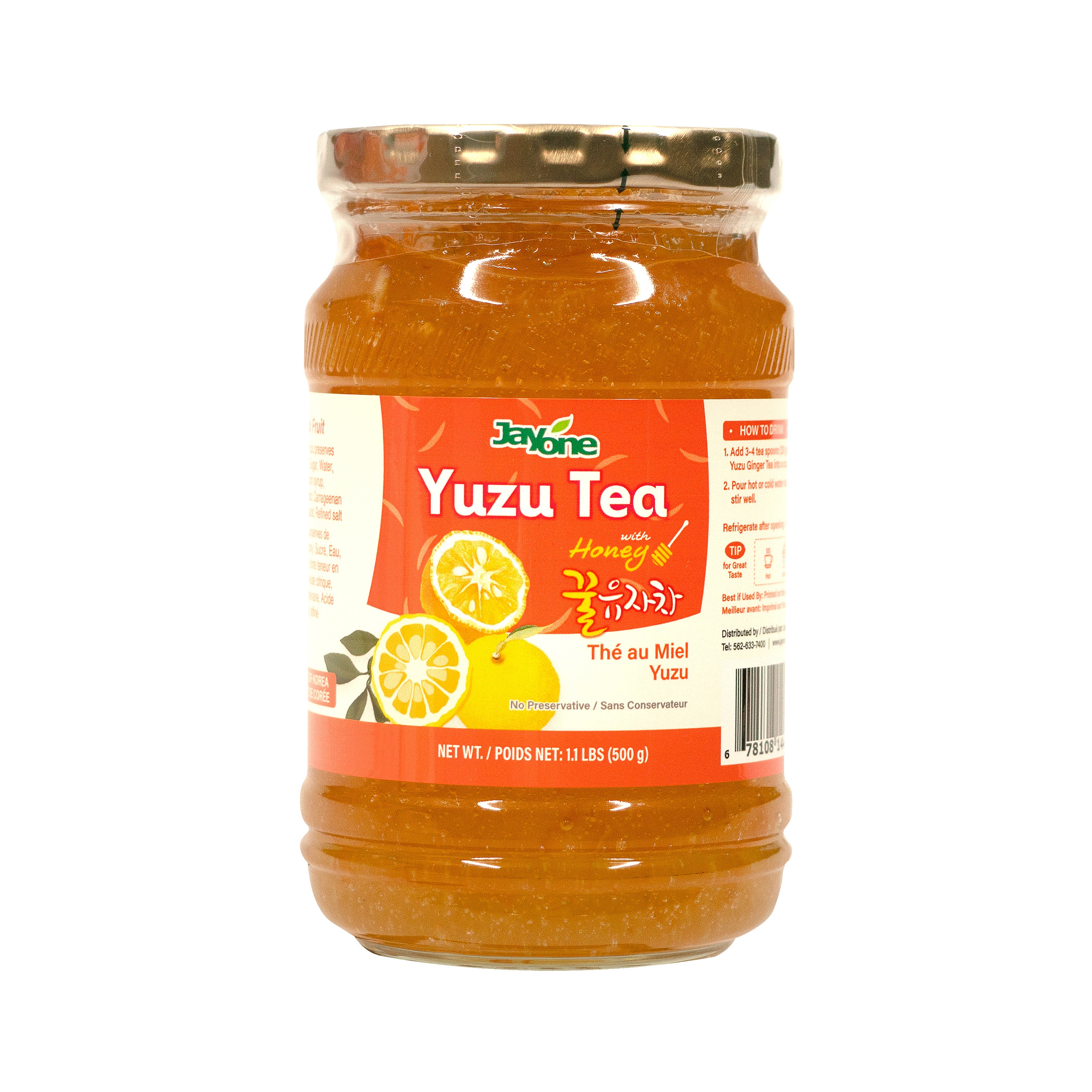 Honey Yuzu Tea — Honey Yuzu Citron Tea Marmalade – Front