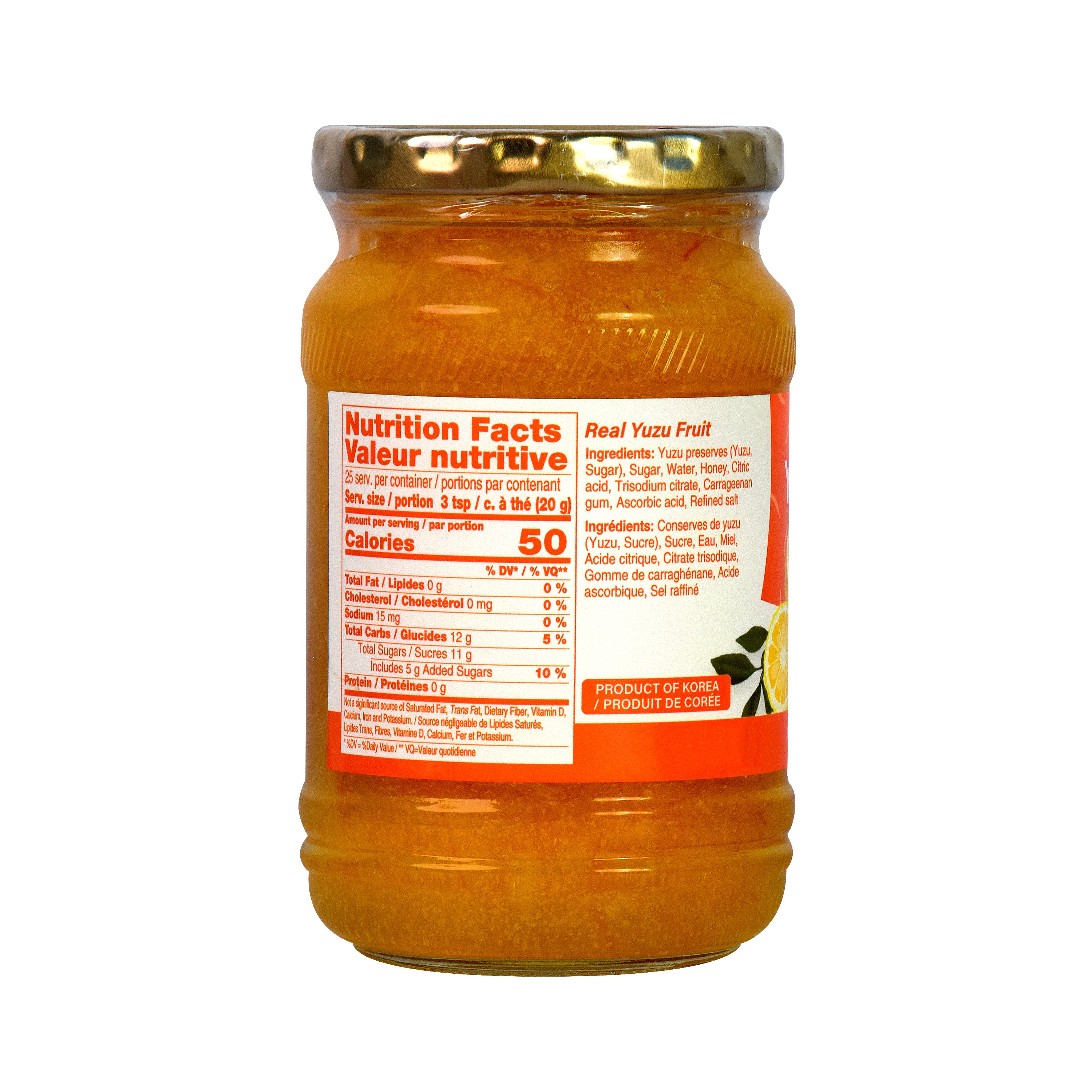 Honey Yuzu Tea — Honey Yuzu Citron Tea Marmalade – Side1