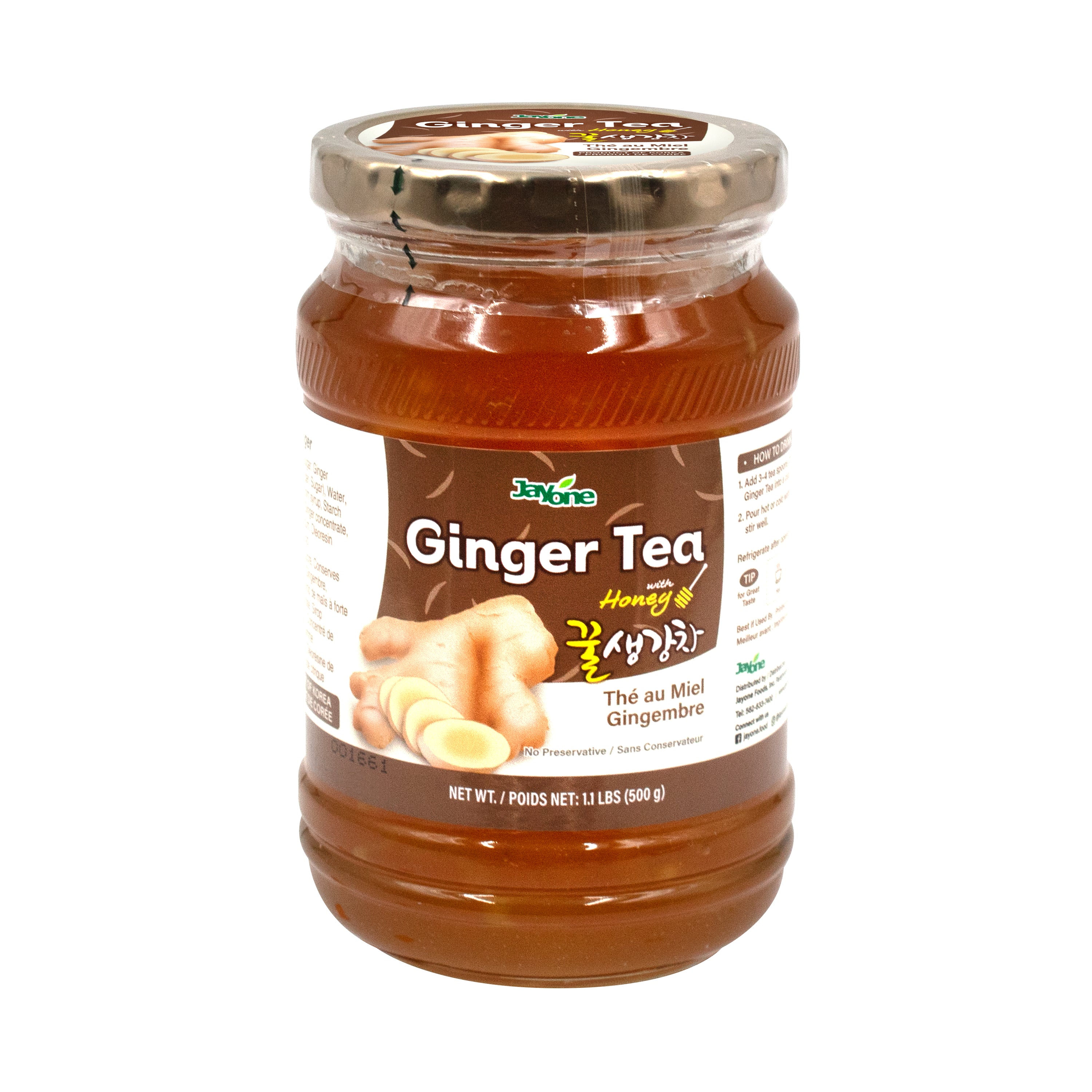 Honey Ginger Tea — Honey Ginger Tea Marmalade – Angle