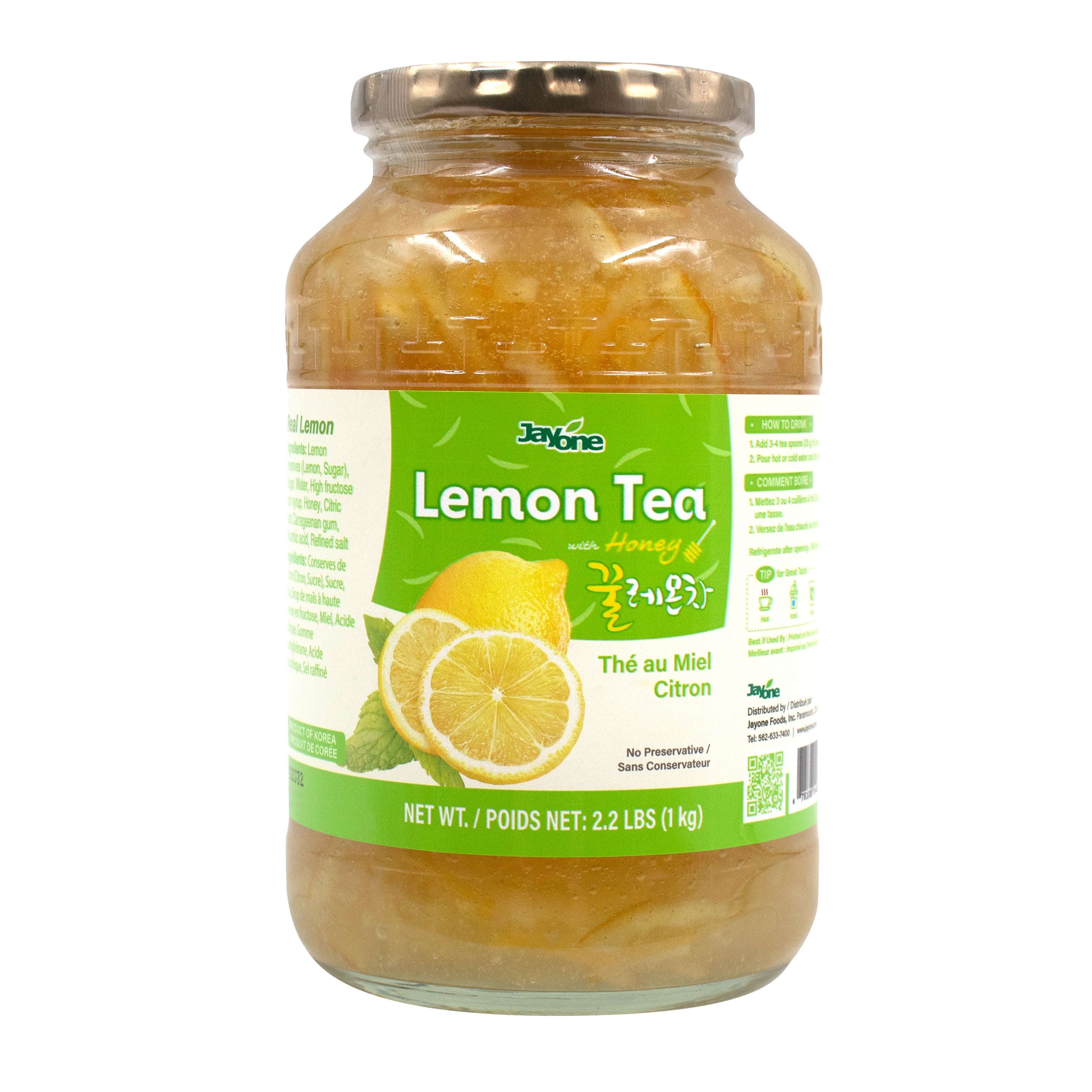 Honey Lemon Tea — Honey Lemon Tea Marmalade – Front