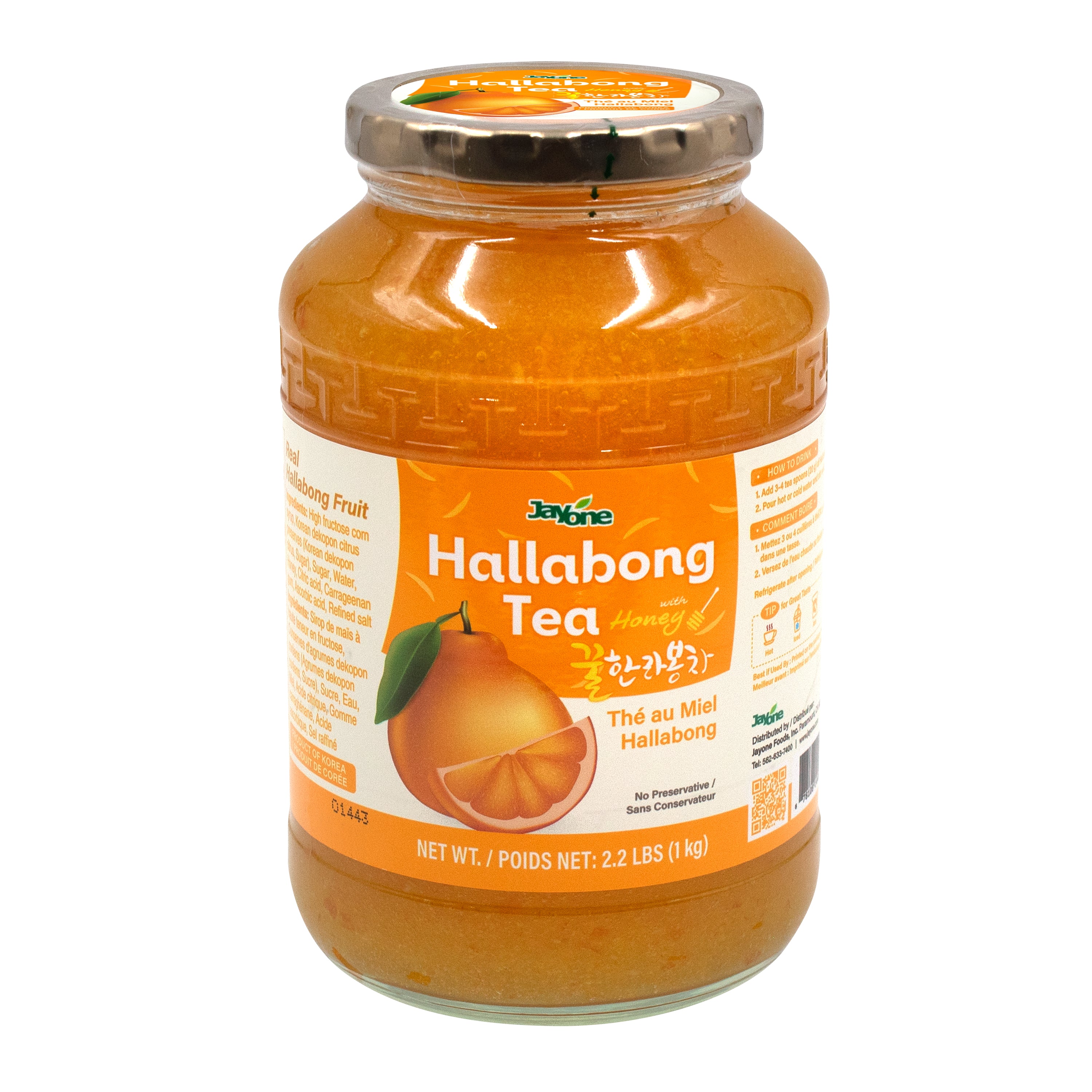Honey Hallabong Tea — Honey Korean Dekopon Citrus Tea Marmalade – Angle