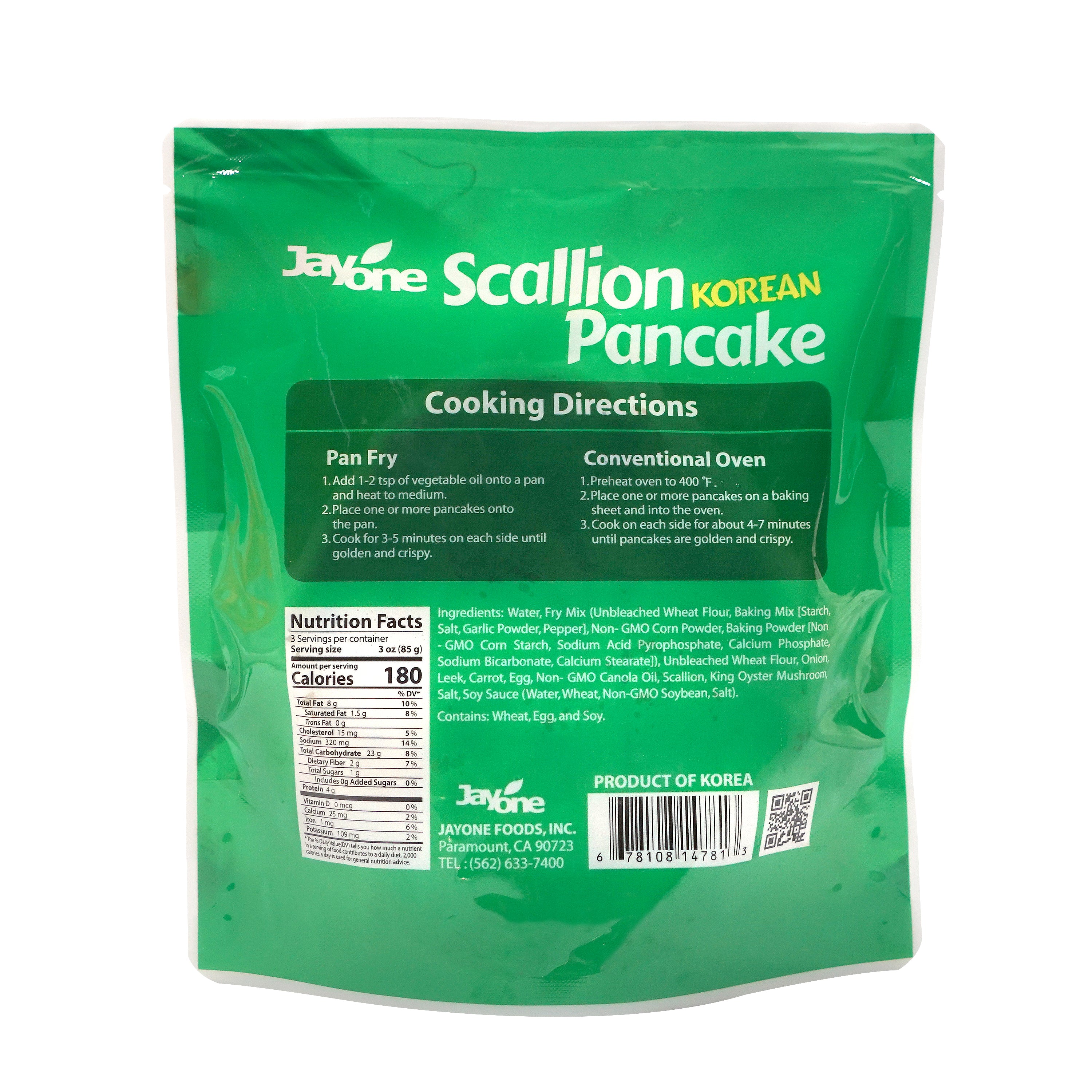 Pajeon — Korean Scallion Pancake – Back