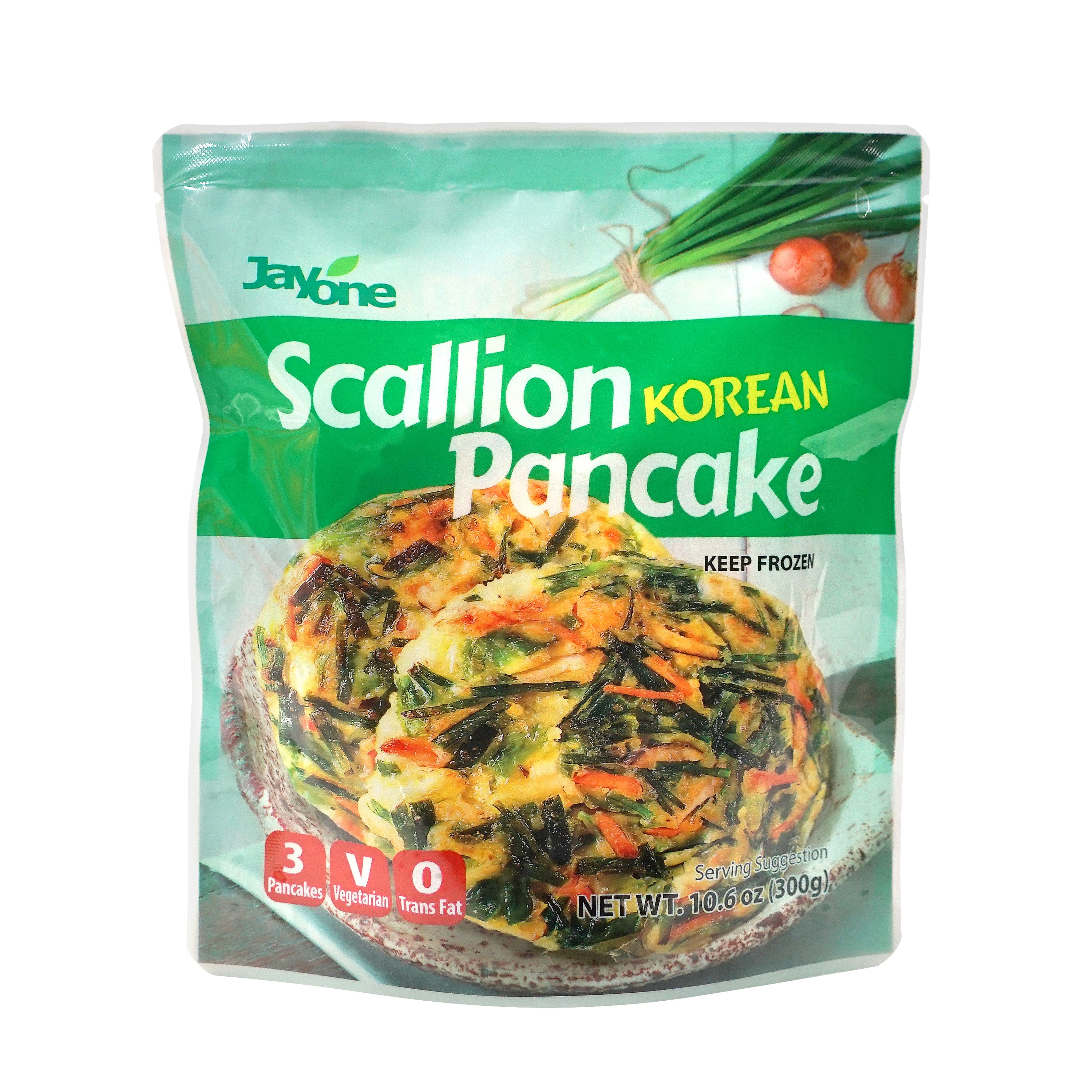 Pajeon — Korean Scallion Pancake – Front