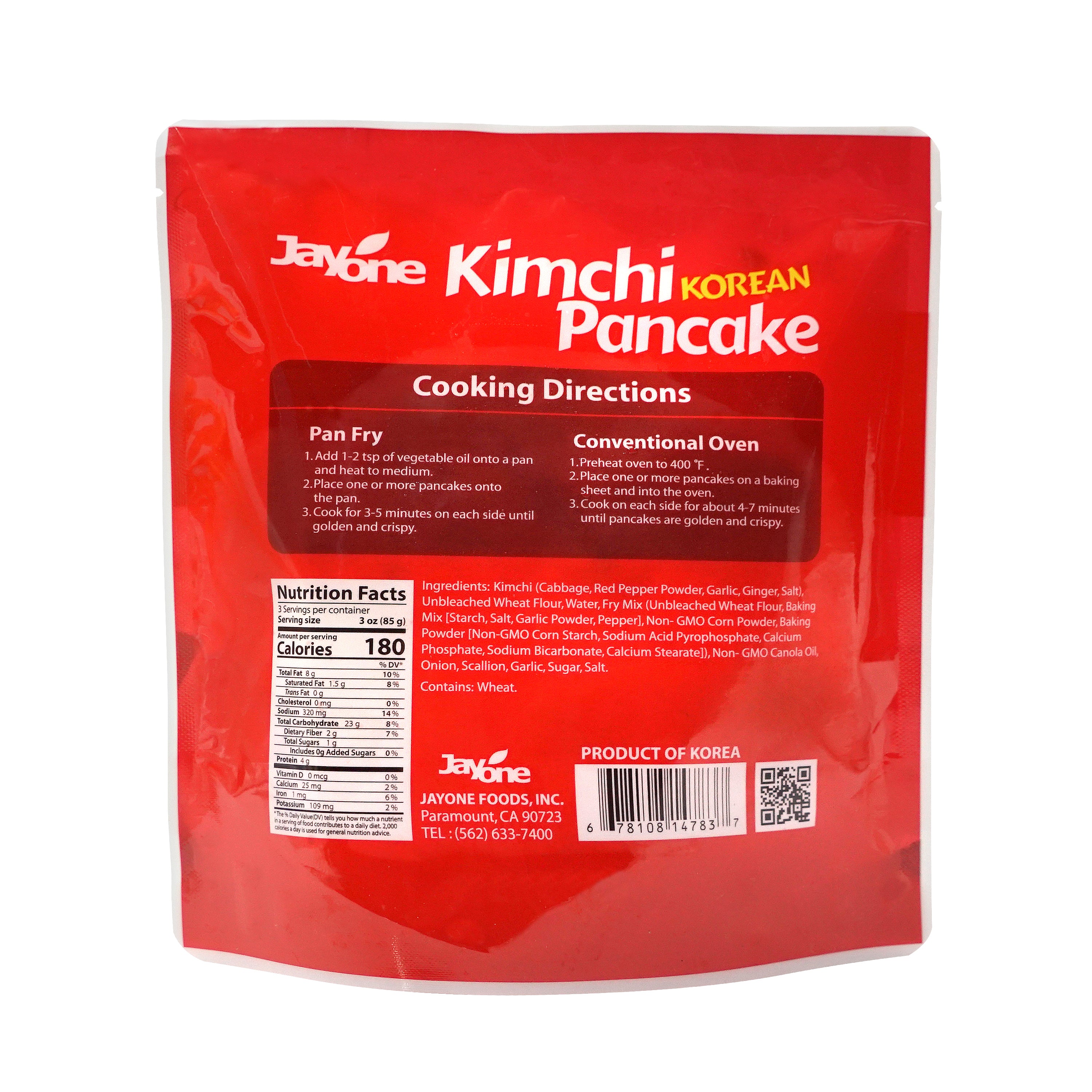 Kimchijeon — Korean Kimchi Pancake – Back