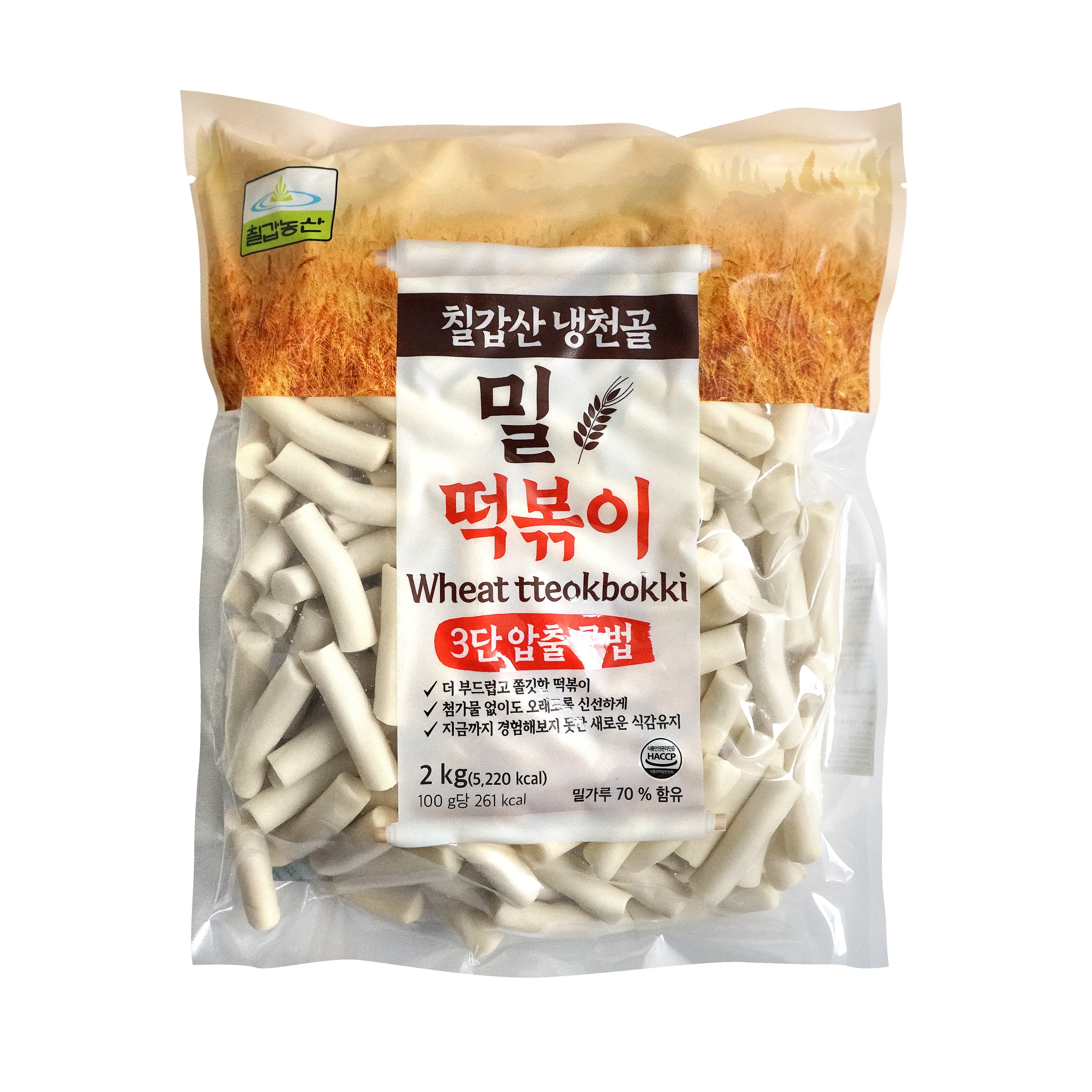 Tteokbokki Rice Cakes — Wheat Stick – Front