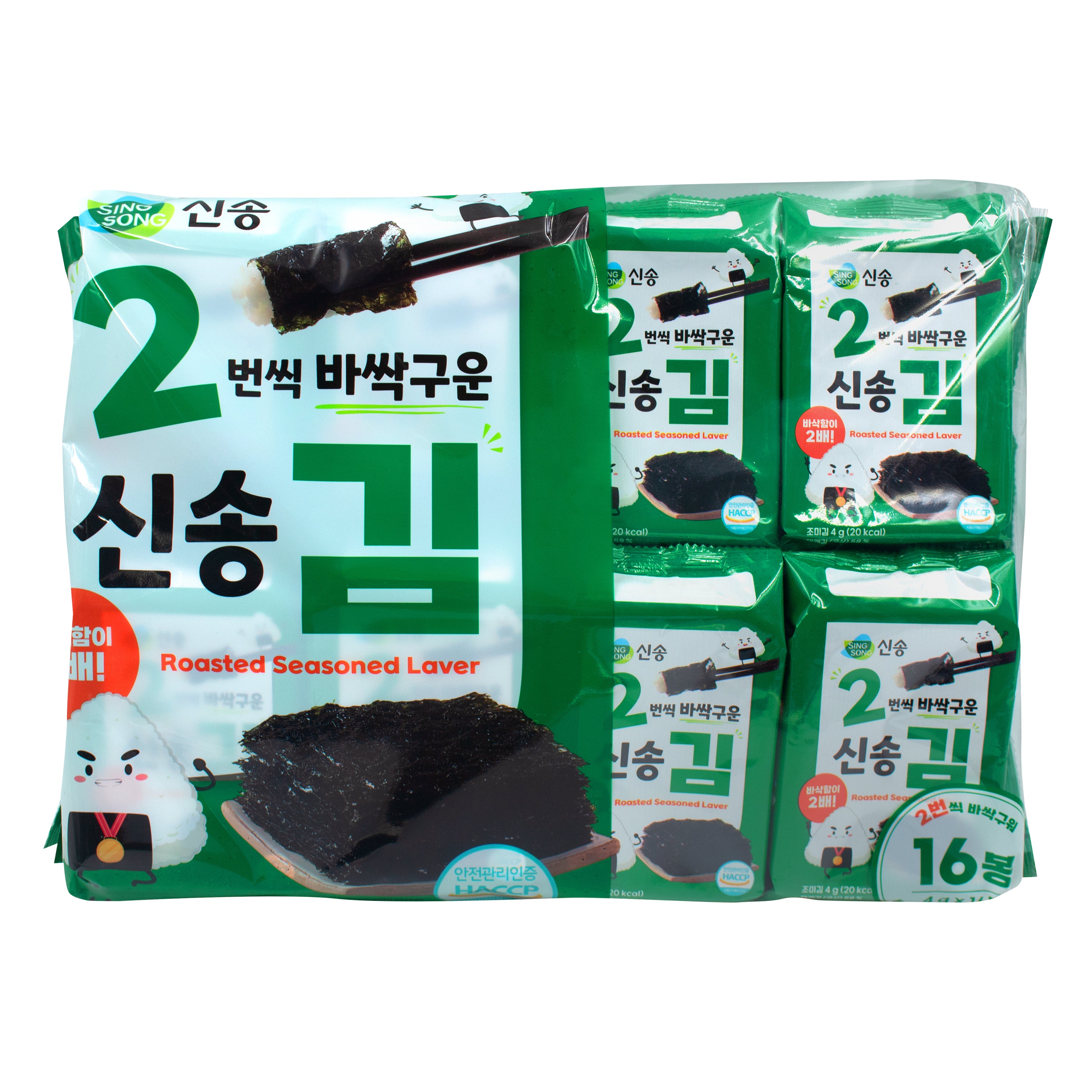 Dosirak Gim — Twice-Roasted Seaweed Snack